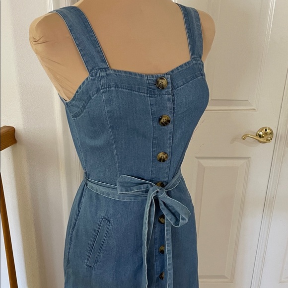 a new day Blue Denim Midi Dress - Picture 4 of 7